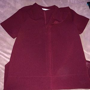 ON DEPOP: maroon dress